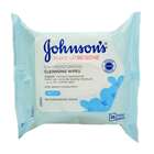 Johnson's Face Care Moisturising Wipes 25 Pack