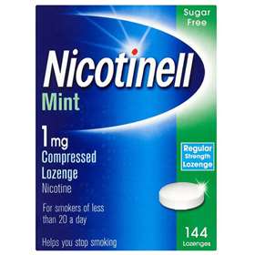 Nicotinell Mint 1mg Compressed Lozenge Nicotine 144 Lozanges