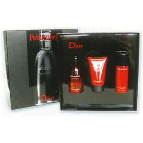 Christian Dior Fahrenheit 50ml EDT spray + 50ml shower gel + 50ml deodorant spray gift set