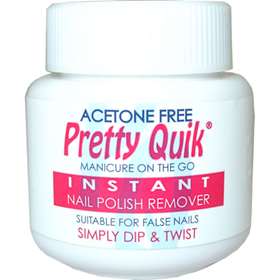 Pretty Quik Acetone Free Instant Nail Polish Remover 30ml