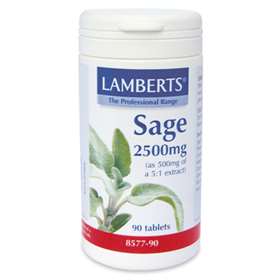 Lamberts Sage Tablets 2500mg (90)