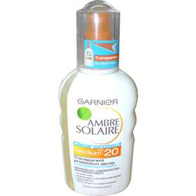 Garnier Ambre Solaire Clear Protect Spray Medium 200ml