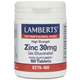 Lamberts Zinc 30mg (as Gluconate) (100)