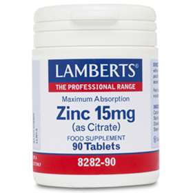 Lamberts Zinc 15mg (as Citrate) (90)