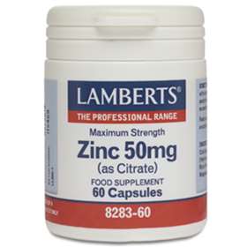 Lamberts Zinc 50mg (as Citrate) (60)