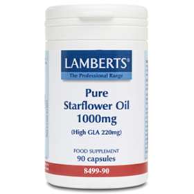 Lamberts Pure Starflower Oil 1000mg High GLA 220mg 90 capsules