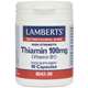 Lamberts Thiamin 100mg (Vitamin B1) 90 Capsules