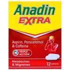 Anadin Extra Caplets 12x