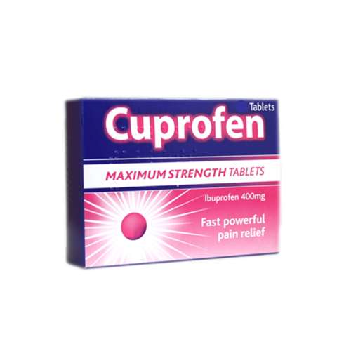 Cuprofen Ibuprofen Tablets Maximum Strength (12) ExpressChemist.co.uk