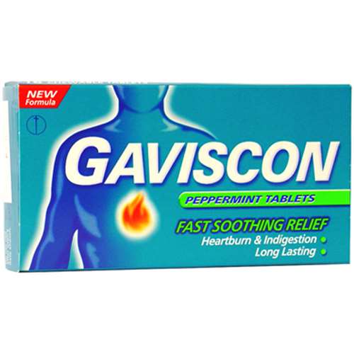 Gaviscon 250 Peppermint Tablets 32x