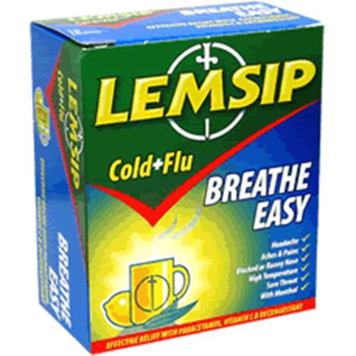 Lemsip Cold Flu Breathe Easy 5x