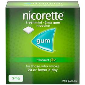 Nicorette Gum 2mg Freshmint 210 Pieces
