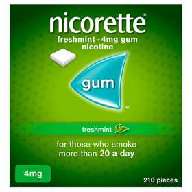 Nicorette Freshmint 4mg Gum 210 Pieces