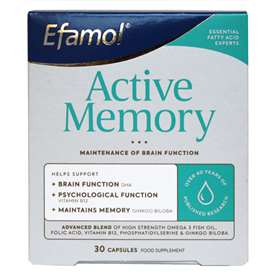 Efamol Brain High Strength Active Memory Capsules (30)