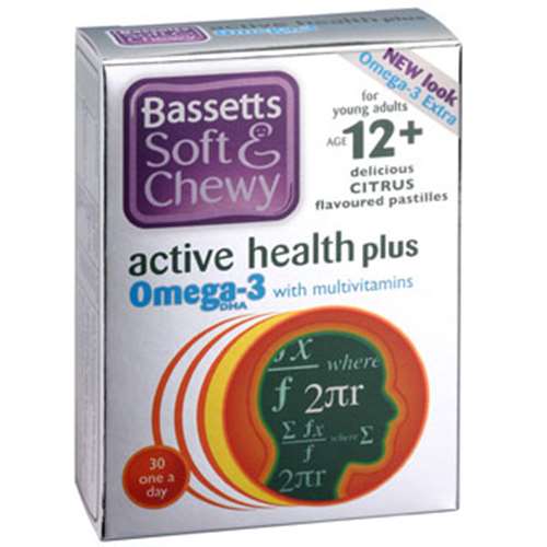 Bassetts Soft & Chewy Active Health Plus - Omega-3 & Multi-vits (30)
