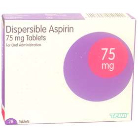 Aspirin Dispersible 75mg (28)