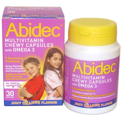 Abidec Multivitamin Chewy Capsules with Omega 3 x30