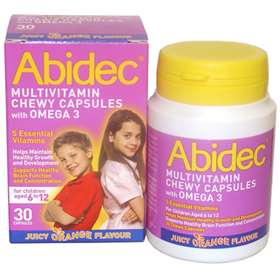 Abidec Multivitamin Chewy Capsules with Omega-3 x30