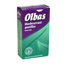 Olbas Blackcurrant Pastilles 40g
