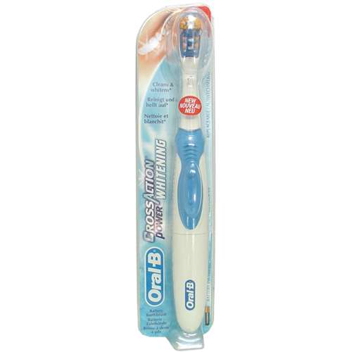 Braun OralB Cross Action Power Whitening Battery Powered Toothbrush
