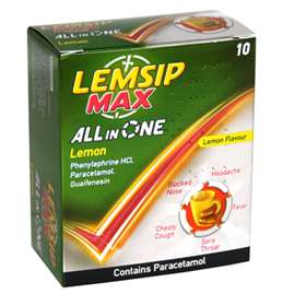 Lemsip Max All In One Lemon Sachets 10