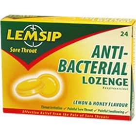 Lemsip Sore Throat Anti-Bacterial Lozenge 24x