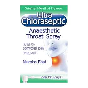 Ultra Chloraseptic Anaesthetic Throat Spray Original Menthol 15ml