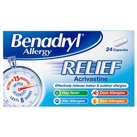 Benadryl Allergy Relief 24