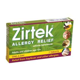 Zirtek Allergy Relief Tablets (7)