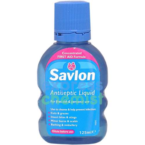 Savlon Antiseptic Liquid 125ml ExpressChemist.co.uk Buy Online