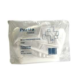 Disposable Poly Gloves Large (100)