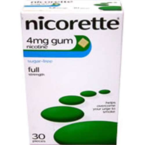 Nicorette Original 4mg Gum 30x High Strength