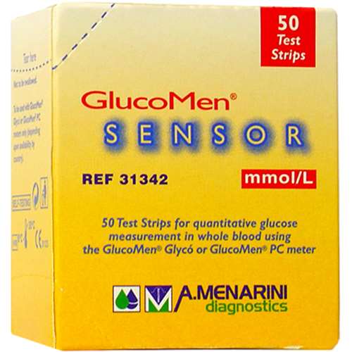 GlucoMen Sensor Strips 50 strip pack
