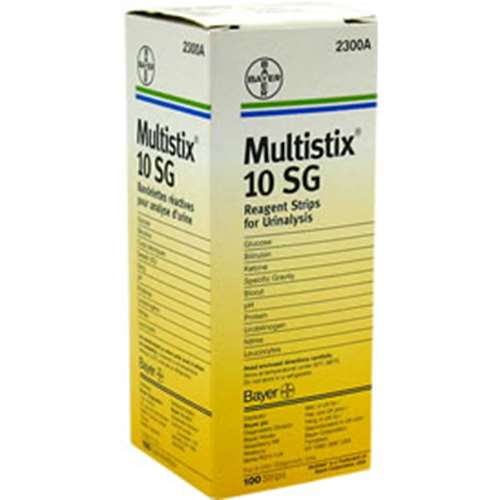 Multistix 10 SG Reagent Strips (100) ExpressChemist.co.uk Buy Online