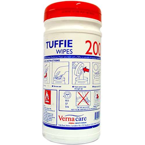 Tuffie Hard Surface Wipes 200 wipes 20x22cm