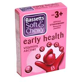 Bassett's Soft & Chewy Vitamins A,B,C,D,E Strawberry (30)