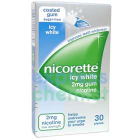 Nicorette Gum 2mg Icy White (30)