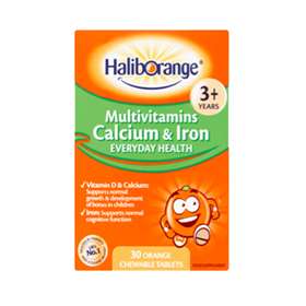 Haliborange Multivitamins with Calcium and Iron for Kids Chewable Tablets (30)