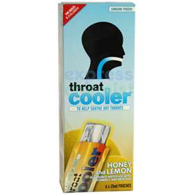 Children's Throat Cooler Honey & Lemon 6 x25ml