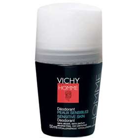 Vichy Homme Roll On Deodorant Sensitive Skin 50ml