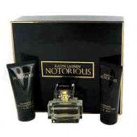 Ralph Lauren Notorious For Her 50ml Eau De Parfum with Body Lotion and Shower Gel Gift Set