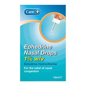 Care Ephedrine Nasal Drops 1.0% 10ml
