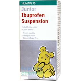 Numark Junior Ibuprofen Suspension 6+ Months Orange Flavour 100ml