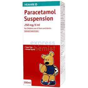Numark Paracetamol Suspension 6+ Years and Adults Orange Flavour 200ml