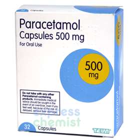 Paracetamol Capsules 500mg 32