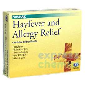 Numark Hayfever And Allergy Relief Tablets 30