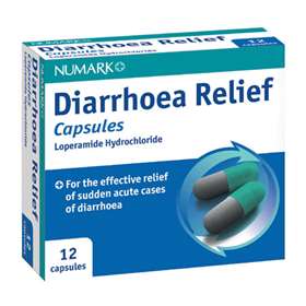 Numark Diarrhoea Relief Capsules 12