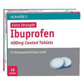 Numark Max Strength Pharmacy Ibuprofen 400mg Tablets (48)