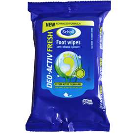 Scholl Deo-Activ Fresh Foot Wipes (20)