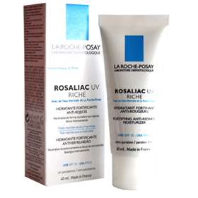 La Roche-Posay Rosaliac UV Rich Anti-Redness Moisturiser SPF 15 for Dry to Very Dry Skin Fortifying 40ml